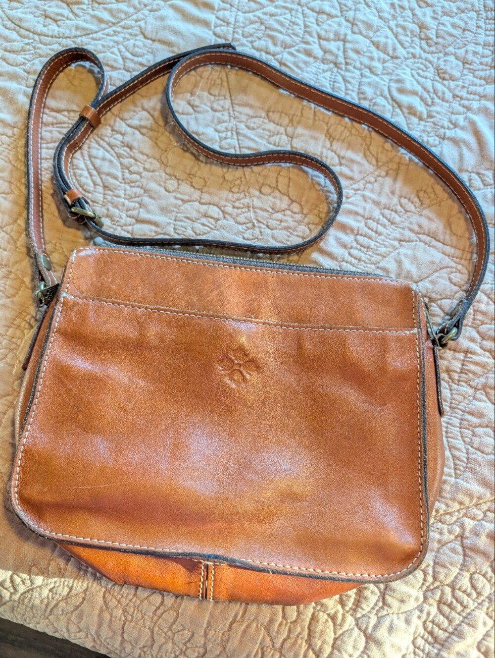 Patricia Nash Leather Crossbody Bag - Elegant Everyday Carry